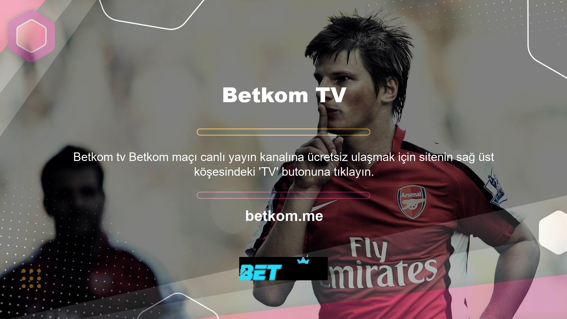 TV Player özelliği ile tüm lig maçlarını canlı takip edebilirsiniz