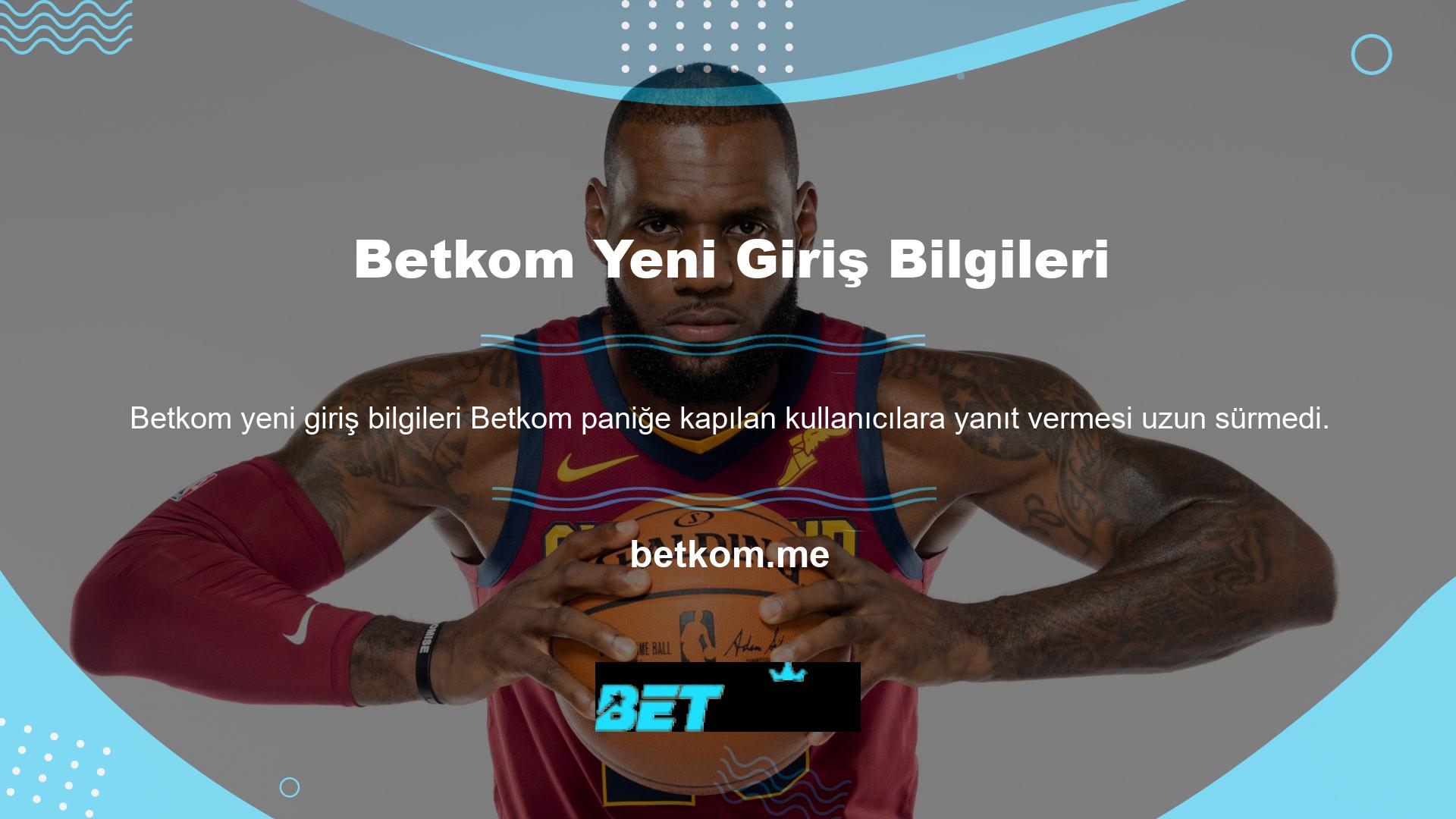 Betkom web sitesinde hızlı erişim için Twitter ve Betkom şikayet bölümü bulunmaktadır