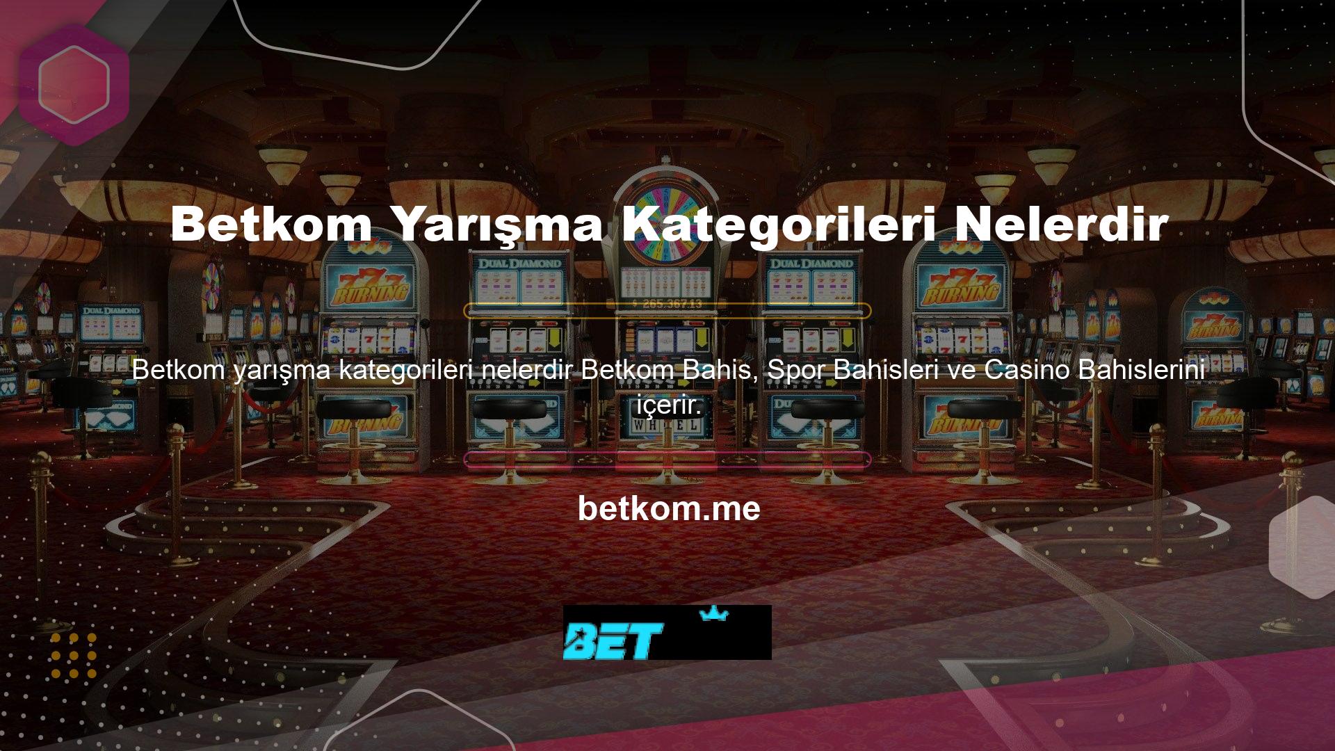 Betkom Bahis Sitesi eksiksiz bir site sunmaktadır